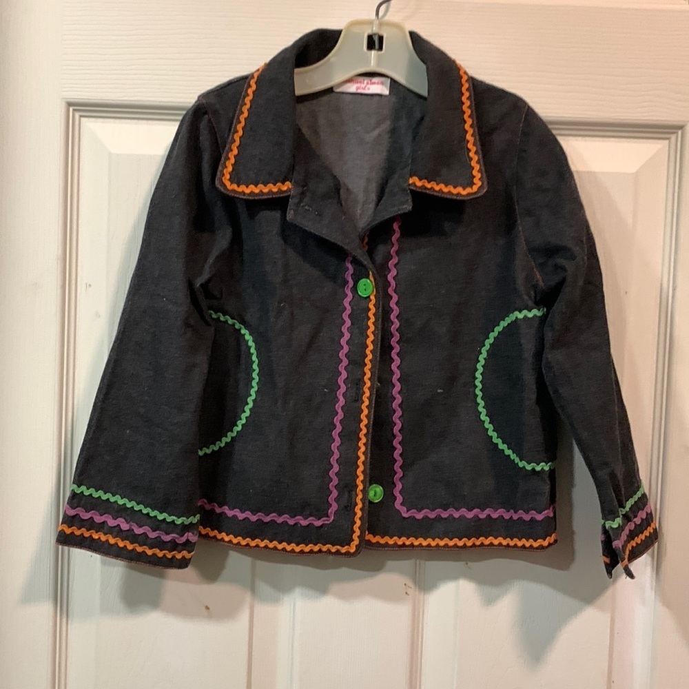 Michael Simon Girl Blazer Shirt Jacket, size 6